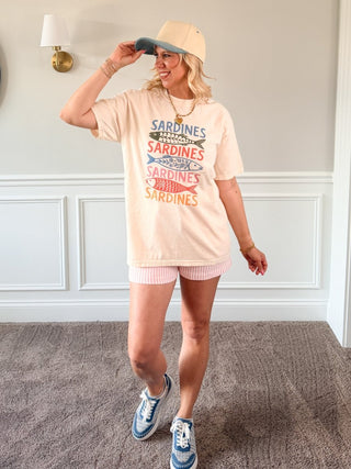 Colorful Sardines Wholesale Comfort Color Graphic Tee - Limeberry Wholesale