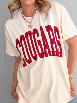 Custom Collegiate Team Stars Wholesale Comfort Color Graphic Tee - Limeberry Wholesale