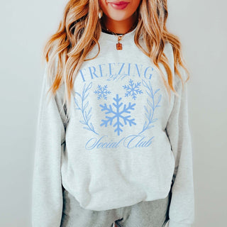 Freezing 24/7 Social Club Wholesale Graphic Sweatshirt - Quick Shipping - Limeberry Wholesale