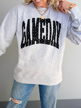 Gameday Polka Dot Wholesale Independent Graphic Sweatshirt - Limeberry Wholesale