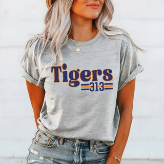 Tigers 313 Bella Graphic Tee - Limeberry Wholesale