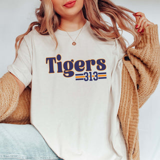 Tigers 313 Bella Graphic Tee - Limeberry Wholesale