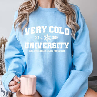 Very Cold University Wholesale Graphic Sweatshirt - Quick TAT - Limeberry Wholesale